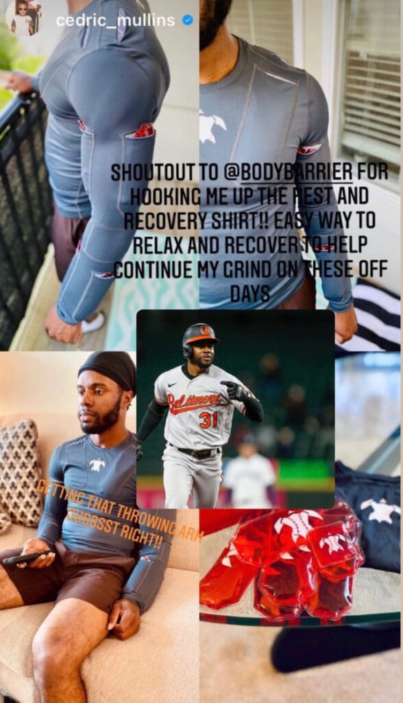 セドリック・マリンズ、オリオールズがボディーバリアを使用しています。