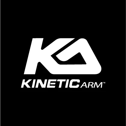 キネティックアームのモダンでスタイリッシュなロゴデザイン。